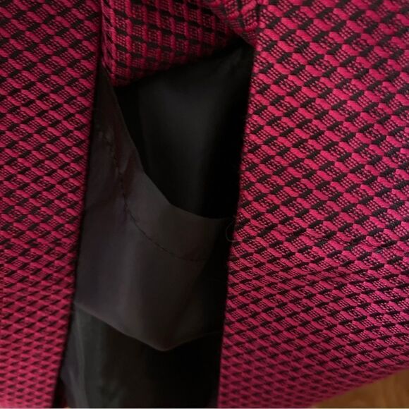 Ann Taylor Loft Petites Pink/Black Skirt Size 4 Side Zipper NWT - Picture 5 of 8